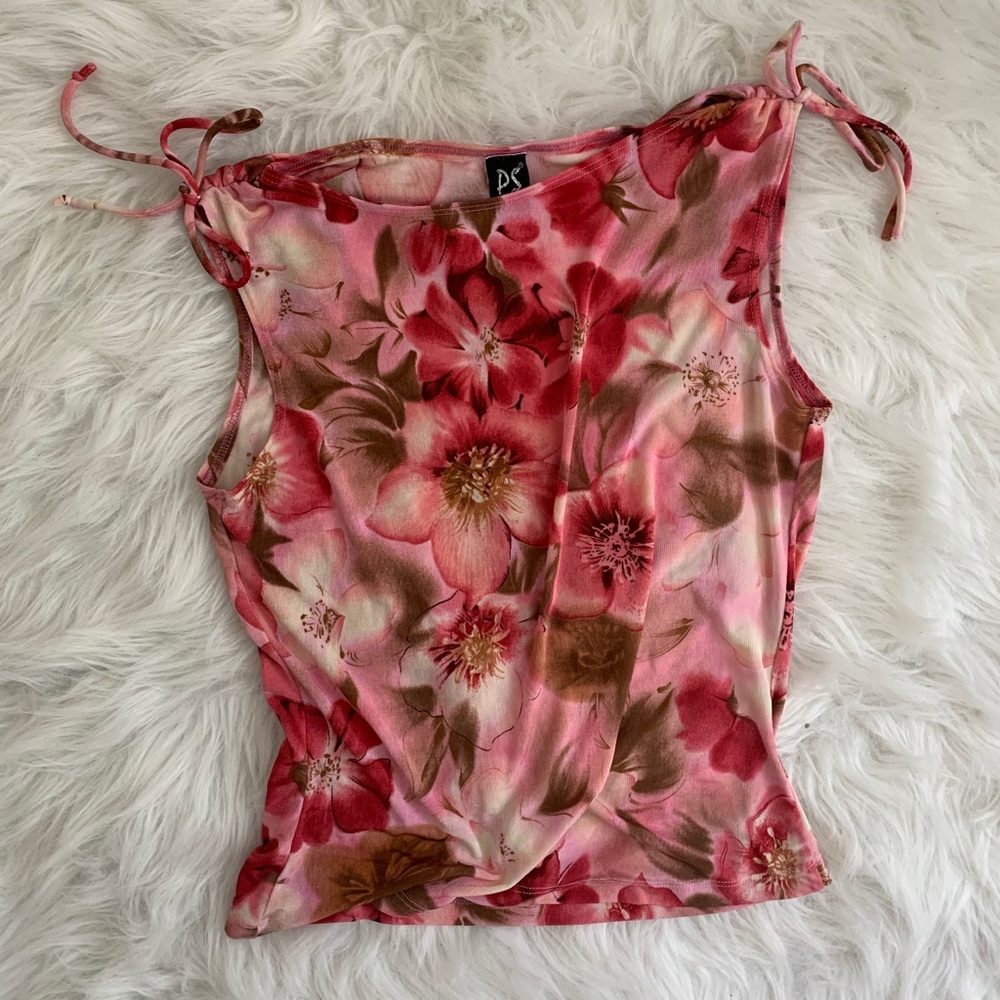 Pink Floral Top